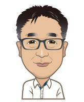 山本 俊郎 似顔絵
